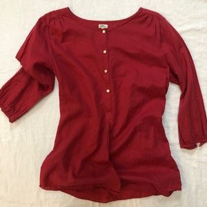 L.L. Bean Cotton Tunic Blouse